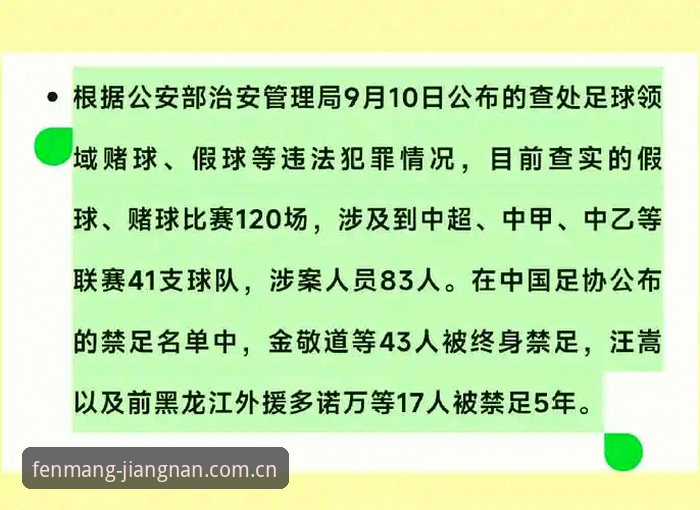 终身禁足 vs 禁足5年：足协第三批罚单怎么分？江南体育F1锋芒版拆解关键差异